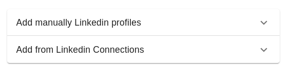 Option to add profiles to crawl