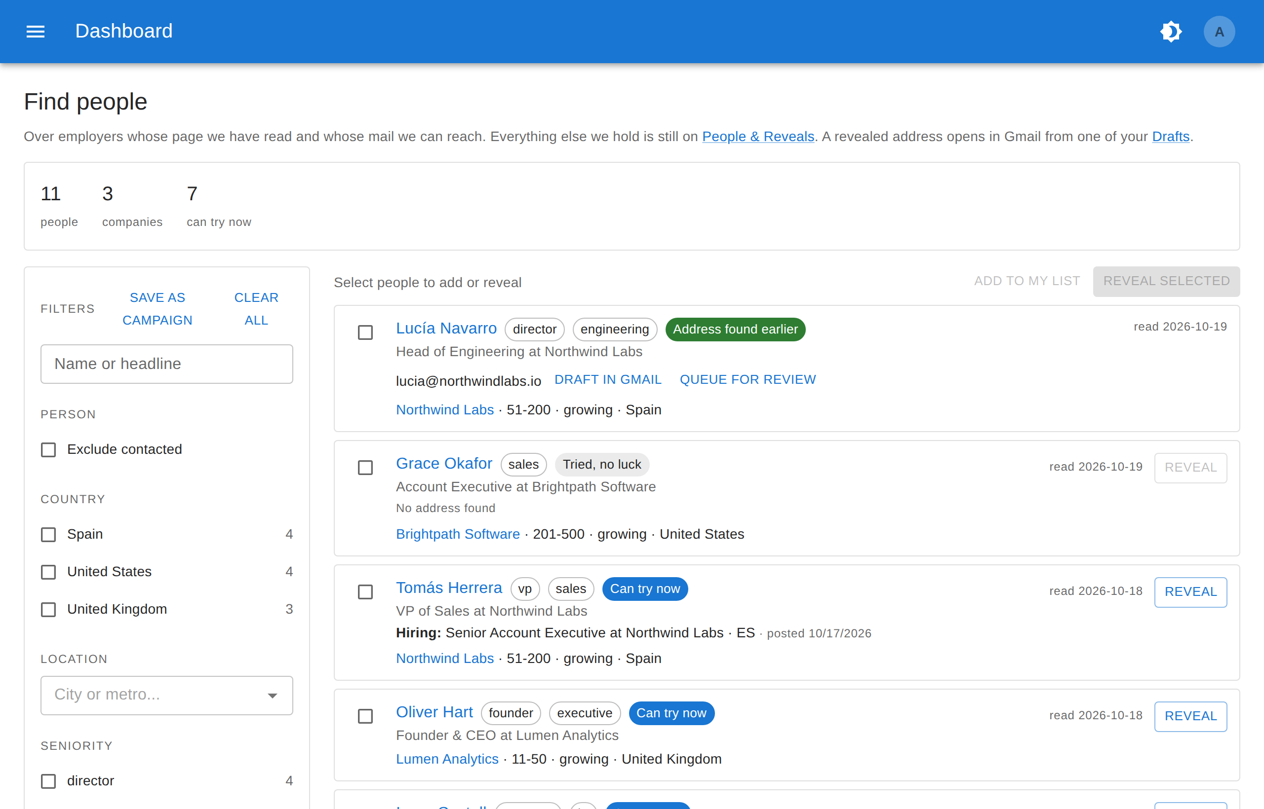 A worked example search