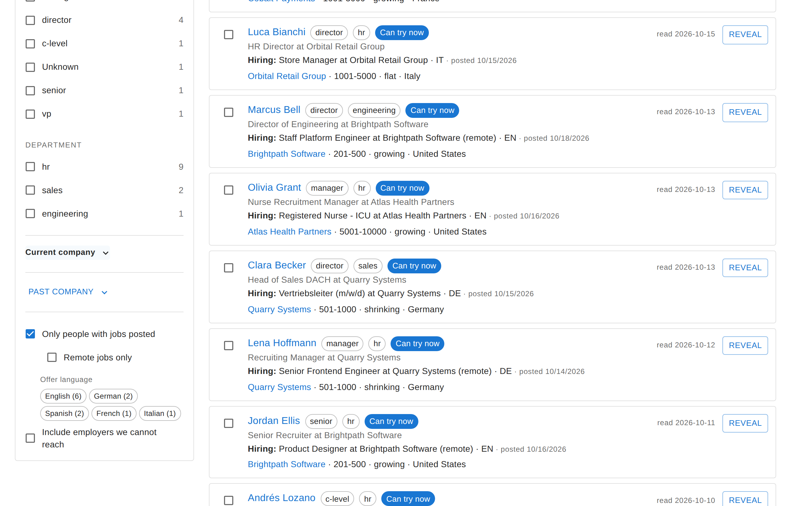 Only people with jobs posted